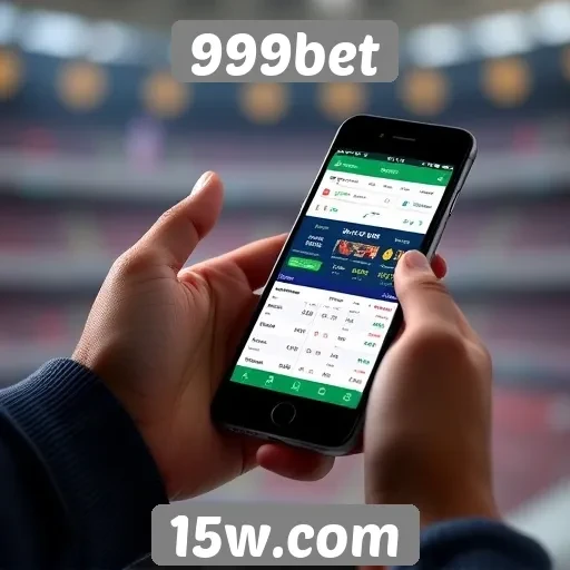 Interfaces móveis do site 999bet para apostas
